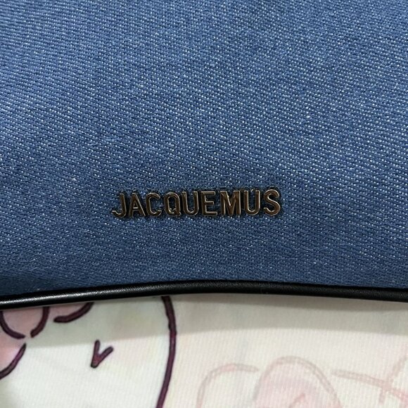Jacquemus Blue Canvas Denim Shoulder Bag - Picture 4 of 10
